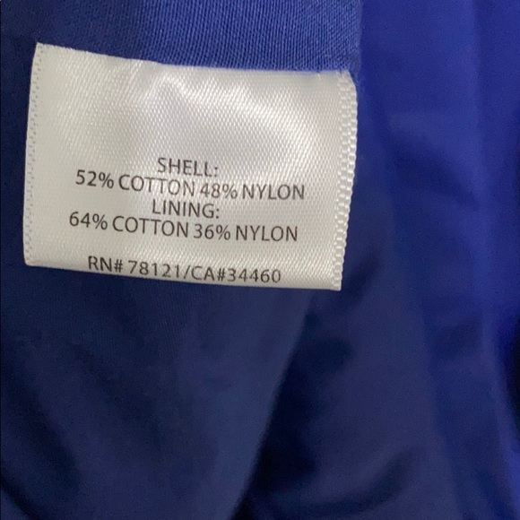 Eileen Fisher Blue Trench Coat - Picture 4 of 4